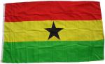 XXL Flagge Ghana 250 x 150 cm Fahne mit 3 Ösen 100g/m² Stoffgewicht Hissflagge Hissen
