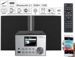 auvisio IRS-500.mini Micro-Stereoanlage mit Webradio, DAB+, FM, CD, Bluetooth, USB, 60 Watt