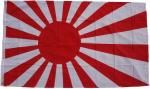 Flagge Japan Krieg 90 x 150 cm Fahne mit 2 Ösen 100g/m² Stoffgewicht Hissflagge