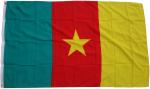 Flagge Fahne Kamerun 90 x 150 cm Fahne mit 2 Ösen 100g/m² Stoffgewicht Hissflagge
