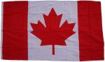 XXL Flagge Kanada 250 x 150 cm Fahne mit 3 Ösen 100g/m² Stoffgewicht Hissflagge Mast