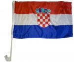 Autoflagge Kroatien 30 x 40 cm Auto Flagge Fahne Autofahne Fensterflagge Fanfahne