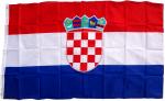 XXL Flagge Kroatien 250 x 150 cm Fahne mit 3 Ösen 100g/m² Stoffgewicht Hissflagge