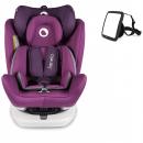 T4C Set lionelo Bastiaan Auto Kindersitz Purple + Wumbi Rücksitzpiegel Baby Eltern KFZ Zubehör