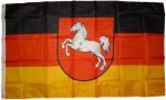 Flagge Niedersachsen 90 x 150 cm Fahne mit 2 Ösen 100g/m² Stoffgewicht Hissflagge Hissen