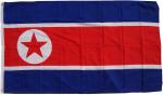 XXL Flagge Nordkorea 250 x 150 cm Fahne mit 3 Ösen 100g/m² Stoffgewicht Hissflagge