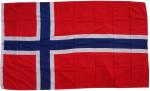 Flagge Norwegen 90 x 150 cm Fahne mit 2 Ösen 100g/m² Stoffgewicht Hissflagge für Mast