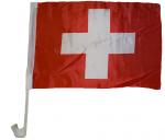 Autoflagge Schweiz 30 x 40 cm Auto Flagge Fahne Autofahne Fensterflagge Fanfahne