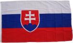 XXL Flagge Slowakei 250 x 150 cm Fahne mit 3 Ösen 100g/m² Stoffgewicht Hissflagge