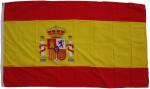 XXL Flagge Spanien 250 x 150 cm Fahne mit 3 Ösen 100g/m² Stoffgewicht Hissflagge