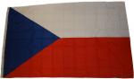 XXL Flagge Tschechien 250 x 150 cm Fahne mit 3 Ösen 100g/m² Stoffgewicht Hissflagge