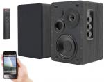 auvisio MSS-95.usb Aktives Stereo-Regallautsprecher-Set Holz-Gehäuse Bluetooth 5 120 W Box Soundbox